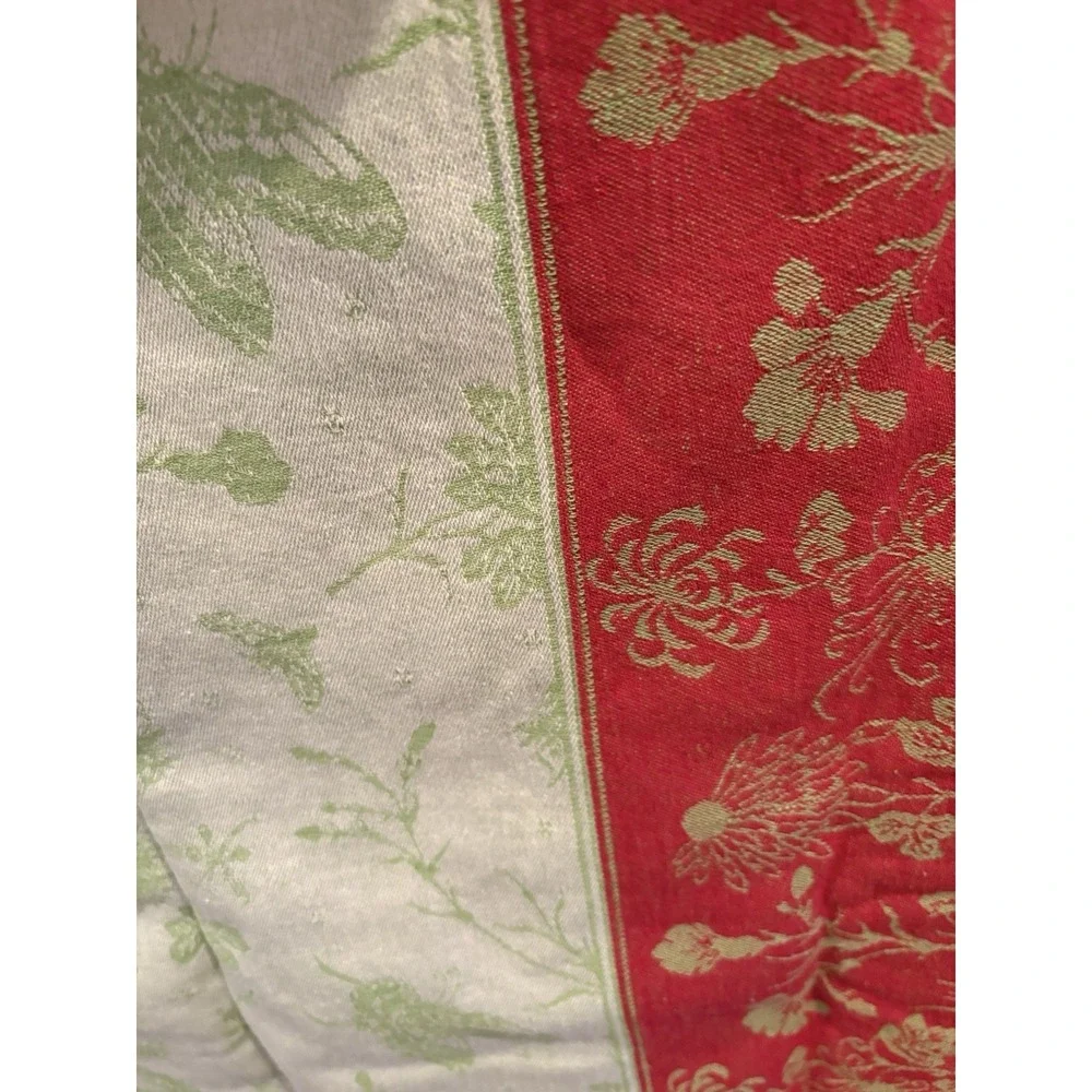 Williams Sonoma Butterfly Jacquard Spring Tablecloth‎ 70x90